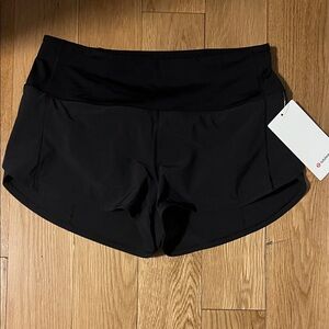 Women's Black Athletic Shorts